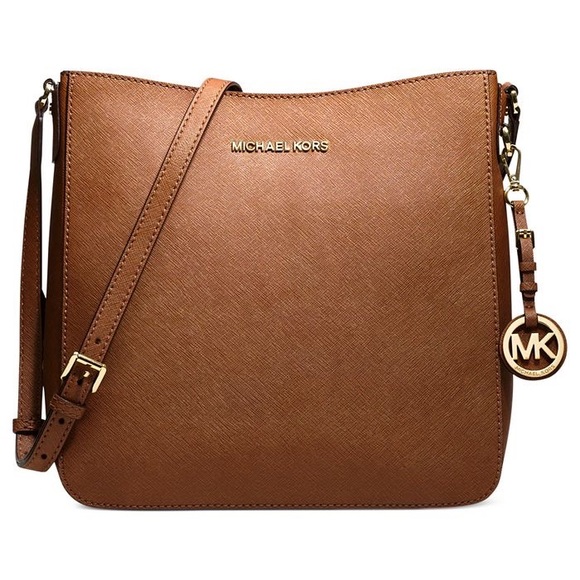 MICHAEL Michael Kors Handbags - Michael Kors Jet Set Travel LG Messenger Leather